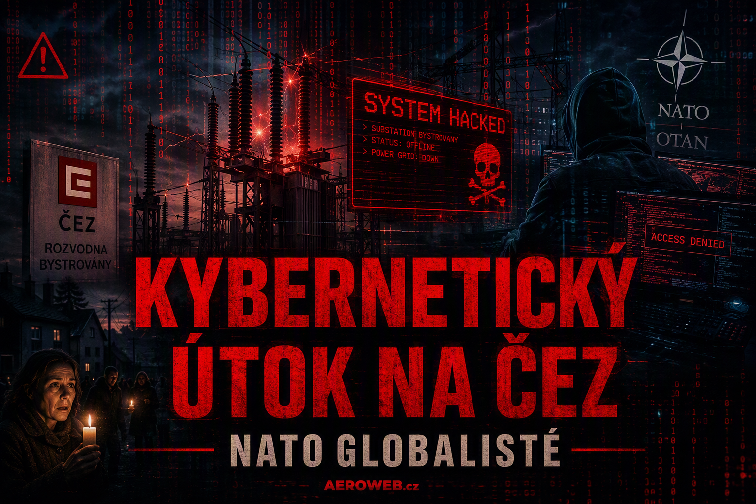 KYBERNETICKÝ ÚTOK NA ČEZ ROZVODNU V BYSTROVANECH